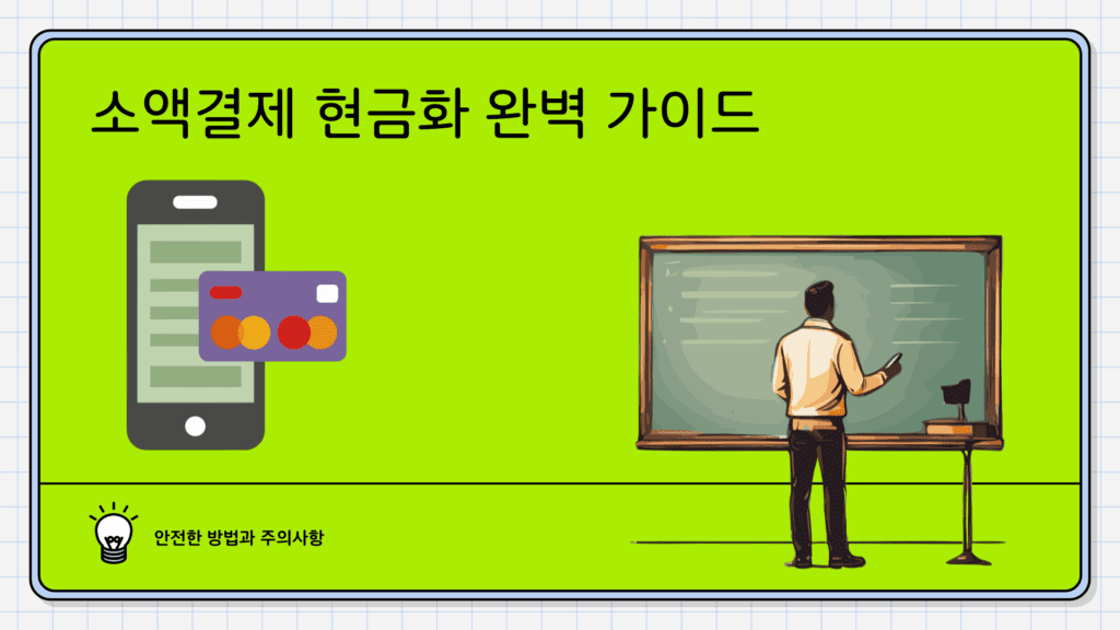 소액결제 현금화